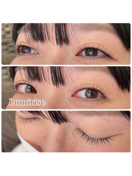 ルミライズ(Lumirise)/お客様デザイン#まつげパーマ