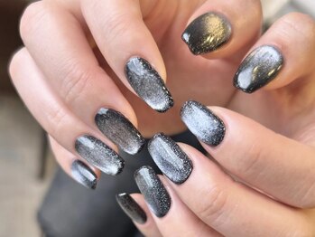 ユノ フィオーレ(Juno fiore)/ブラックマグネットネイル