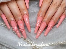 リノ(Lino)/クロム風ピンクネイル