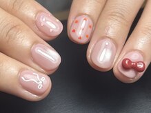 ワイズエディットネイル 神戸元町(y's Edit Nail)/シンプル（計4本アート）