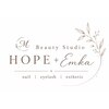 M beauty studio HOPE+Emkaのお店ロゴ