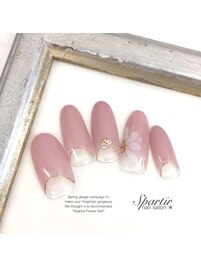 ◆ニュアンスフラワーネイル◆