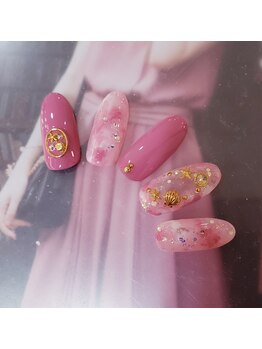 ネイルサロンシャネイル/タイダイアート