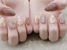 プライズアイリス アイラッシュ 池袋東口店(prize Iris eyelash)/フラワーニュアンスネイル