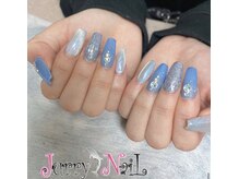 ジュリーネイル 所沢店/マグネット×フラッシュネイル