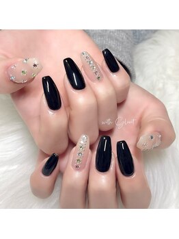 ウィズグリント(with Glint)/ビジューネイル