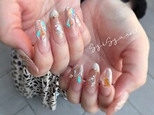 ネイルアンドアイラッシュ シシュ 高槻店(nail&eyelash SyiSyu)/【2】オーロラネイル