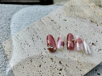 テテネイル(tete.nail)/アンティークローズ×ミラー