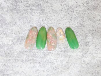 ティーエヌ 名古屋矢場町店/トレンドネイル¥5980