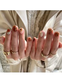 オレンジネイル☆