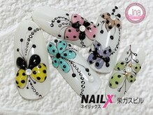 ネイリックス 栄ガスビル(NAILX)/バタフライ・ちょうちょネイル