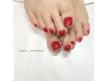 ネイル ウォッカ(NAiL VODKa)の雰囲気（フットスパとワンカラーで、足丸ごと艶ピカに♪）