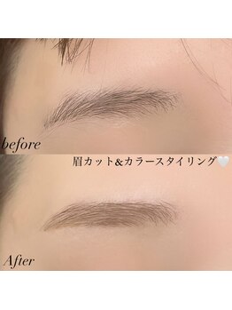 クイックアイラッシュ 池袋店(Quick eyelash)/眉カット&カラースタイリング