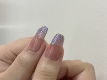 インザピンクリリー(in the pink LILY)/氷ネイル/ラメグラデーション