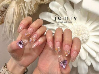 ジェミー(jemiy)/韓国ワンホンネイル定額デザイン