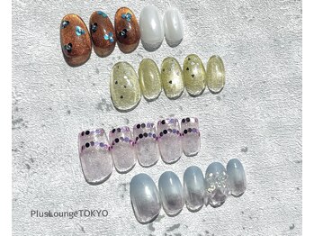プルースラウンジ トウキョウ(Plus Lounge TOKYO)/4月の定額ネイル★trend★¥8800