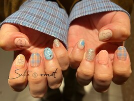 ゆるかわ推しネイル