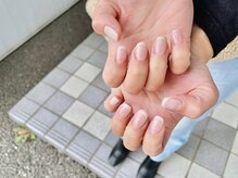 レイネイル レイアイ はません店(RAY NAIL ray eye)/ナチュラルフレンチ 担当:平岡