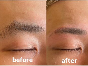 トップルック 横浜店(TOP LOOK)/メンズ眉毛ビフォーアフター