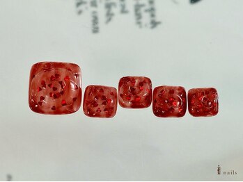 ハートぷっくりホロフット¥10480