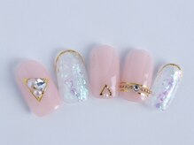 まつげアンドネイル ディアマンローズ(DIAMANT ROSE)/華奢アート・90分6930円