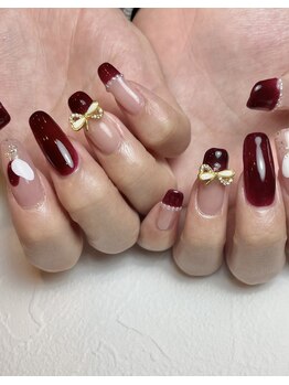 マグノリア(Magnolia)/ボルドーネイル