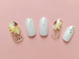 ひまわりネイル