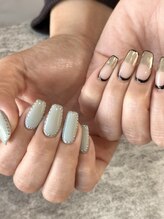 ネイルサロン ミル(Mille)/gray&silver