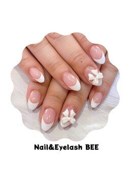 シンプルフレンチネイル☆¥6600