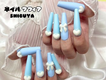 ネイルマフィア 渋谷(NAIL MAFIA)/マットネイル/スカルプロング