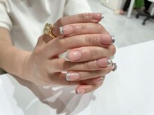 シャルム(charm)/ガラスフレンチネイル