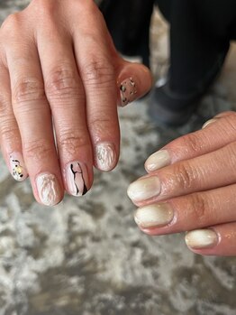 ラナネイル(lana.nail)の写真/松永駅近☆デザインからシンプルまで柔軟対応！豊富なカラー・パーツで理想のネイルを実現します！