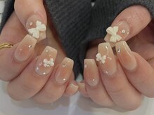 アイ ネイルズ 天神店(I nails)/ピーチチークネイル　¥8300