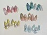 【定額/ニュアンス】他店ジェルオフ無料/14種から選ぶニュアンスアート¥5980