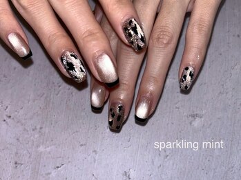 スパークリングミント 天満橋店(sparkling mint)/大人なレオパード×マグネット