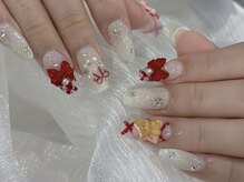 ネイルズバー 新宿店(Nails Bar)/クリスマスリボンネイル
