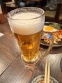 癒家 双樹&nbsp;仕事後の一杯！メガジョッキ！