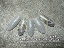 大理石風ネイル
