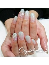 クリスタルネイル ゆめタウン博多店(CRYSTAL NAIL)/フラワーネイル