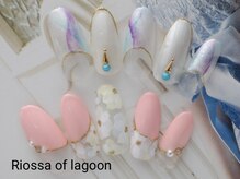 リオッサ オブ ラグーン(RIOSSA of Lagoon)/天然石×ミラーネイル