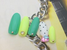 ネイルサロン ティディ(TIDY)/お好きな色で！ドットネイル