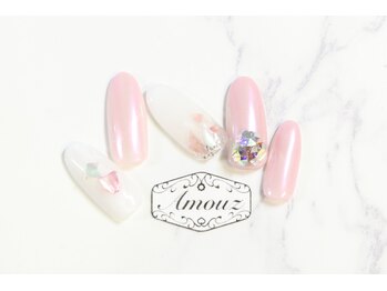 アモウズ(Amouz)/定額【テーマ:オーロラネイル】1