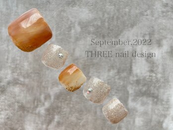 スリー(THREE)/September 2022/nail design