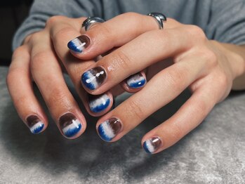 オムネイル 渋谷(HOMME NAIL)/持ち込みデザイン ¥8.000