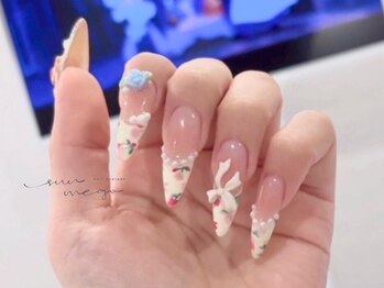 サンミーゴネイル 神戸店(Sunmego Nail)の写真/500色以上のカラー◇パーツは数千種類!洗練されたアートで周りと差をつける☆こだわり持ち込みデザインOK♪
