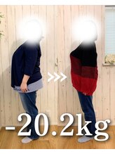 ゆうきや整体院/-20.2キロ達成！！