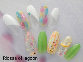 レモン×水滴