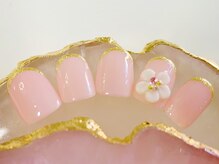 バービーフェイス 恵比寿(Barbie Face)/一輪の3Dフラワー/6980円/70分