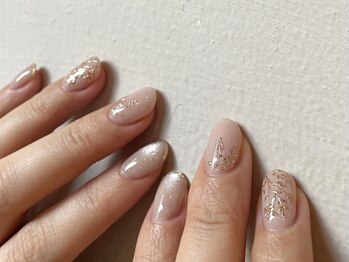 アメリアンドカシェット(Amelie&Cachette)/ブライダルネイル：maika