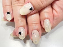 クォーターリゾートネイル(QUARTER RESORT nail)/ハートネイル☆